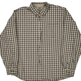 Lee Checked Shirt - XL Brown Cotton