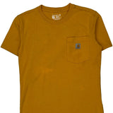 Carhartt T-Shirt - XS Yellow Cotton