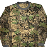 Mossy Oak Camo Long Sleeve T-Shirt - Large Camo Cotton