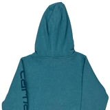 Age 10 Carhartt Hoodie - Medium Blue Cotton Blend