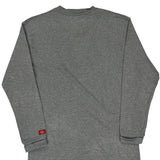 Dickies Long Sleeve T-Shirt - XL Grey Cotton Blend
