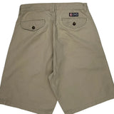 Chaps Ralph Lauren Chino Shorts - 30W 10L Beige Cotton