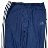 Adidas Track Pants - Large Blue Polyester