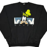 Goofy Disney Sweatshirt - 2XL Black Cotton