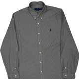 Ralph Lauren Checked Shirt - 2XL Black & White Cotton