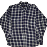 Patagonia Checked Flannel Shirt - XL Blue Cotton