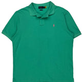 Polo By Ralph Lauren Polo Shirt - Large Green Cotton