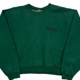 Guess Sweatshirt - Large Green Cotton