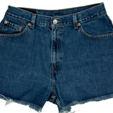 Levis Denim Shorts - 29W UK 10 Blue Cotton