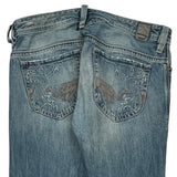 Diesel Thanaz Slim Fit Jeans - 35W 32L Light Wash Cotton