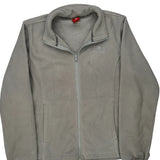 Camel Fleece Jacket - Large Grey Polyester