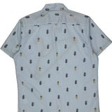 Lee Short Sleeve Shirt - Large Blue Cotton