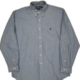 Ralph Lauren Shirt - Large Gray Cotton
