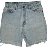Levis Denim Shorts - 31W 9L Light Wash Denim