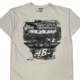 Chase Authentics Nascar T-Shirt - XL White Cotton