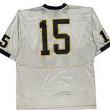 Number 15 Nike Football Jersey - Large Navy Polyester
