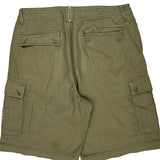 Chaps Denim Cargo Shorts - 34W 10L Green Cotton