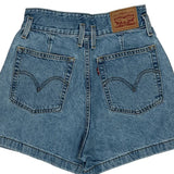 Levis Denim Shorts - 26W UK 8 Blue Cotton