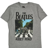 The Beatles Band T-Shirt - Medium Gray Cotton