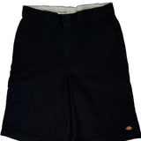 Dickies Shorts - 32W 12L Black Cotton