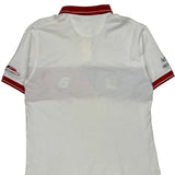 Chase Authentics Nascar Polo Shirt - Large White Cotton