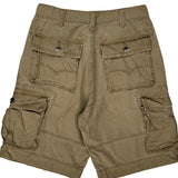 Levis Cargo Shorts - 32W 11L Khaki Cotton