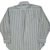 Tommy Hilfiger Striped Shirt - 2XL Green Cotton