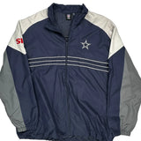 Dallas Cowboys Reebok Football Jacket - 2XL Grey Polyester
