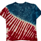 Liquid Blue Tie-Dye T-Shirt - Large Multicoloured Cotton