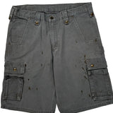 Carhartt Cargo Shorts - 36W 11L Grey Cotton