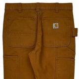 Carhartt Double Knee Carpenter Pants - 32W 30L Brown Cotton