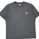 Carhartt T-Shirt - XL Grey Cotton