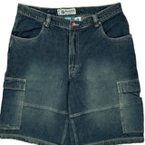 Phys.Sci Denim Shorts - 38W 11L Dark Wash Cotton