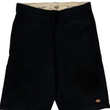 Dickies Shorts - 31W 12L Black Polyester Blend