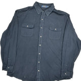 Polo By Ralph Lauren Shirt - XL Blue Cotton