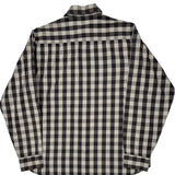 Lee Checked Flannel Shirt - Large Black & White Cotton