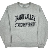 Grand Valley State University, Reverse Weave Champion College Sweatshirt - XL Gray Cotton