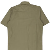 Red Kap Short Sleeve Shirt - Small Khaki Polyester Blend