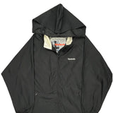 Union Jack Print On The Inner Lining Reebok Jacket - XL Black Nylon