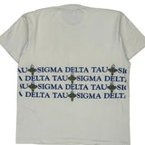 Delta Tau Sigma Fruit Of The Loom Single Stitch T-Shirt - XL White Cotton