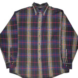 Gant Checked Flannel Shirt - Large Multicoloured Cotton