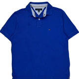 Tommy Hilfiger Polo Shirt - Medium Blue Cotton