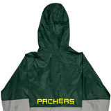 Packers Nfl Windbreaker - Large Gray Polyester