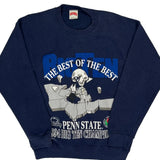 Penn State 1994 Big Ten Champions Nutmeg Graphic Sweatshirt - Large Navy Cotton