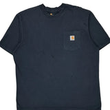 Carhartt T-Shirt - XL Navy Cotton