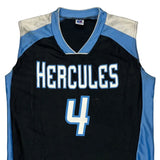 Made In USA Hercules Russell Athletic Jersey - Large Blue Polyester