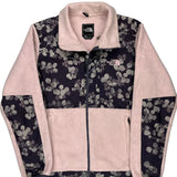 The North Face Floral Fleece Jacket - Large Pink Polyester