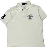 Polo By Ralph Lauren Slim Fit Polo Shirt - XL White Cotton