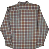 Wrangler Checked Flannel Shirt - 2XL Multicoloured Cotton