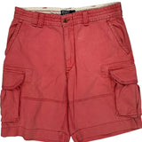 Polo By Ralph Lauren Cargo Shorts - 36W 10L Red Cotton